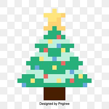 Pixel Christmas Tree, Pixel Art Christmas Tree, Xmas Pixel Art, Christmas Tree Pixel Art, Dot Illustration, Christmas Tree Vector, Retro Stars, Stars Vector, Cartoon Christmas Tree