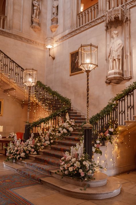 Ashridge House, House Staircase, Christmas Mood, Deck The Halls, Stairs, Weddings, Christmas