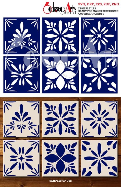 Talavera Art, Talavera Pattern, Talavera Design, Tile Stencils, Mexican Pattern, Mexican Talavera Tile, Talavera Tile, Tile Stencil, Talavera Pottery