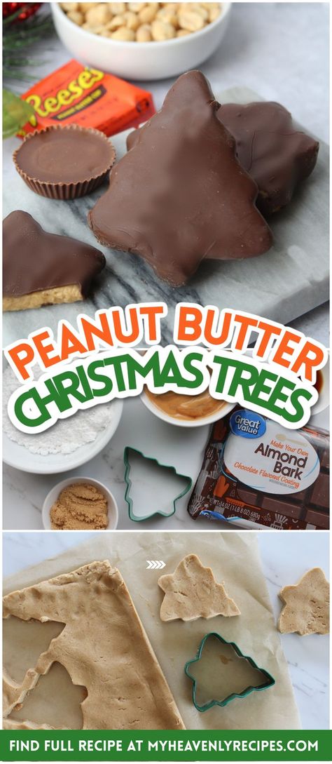 Homemade Reese’s Peanut Butter Christmas Trees, Reese Peanut Butter Cup Christmas Trees, Christmas Tree Peanut Butter Cups, Reese’s Trees, Homemade Reeses Christmas Trees, Reese’s Peanut Butter Cup Trees, Peanut Butter Trees, Reese’s Christmas Trees, Christmas Dessert Peanut Butter