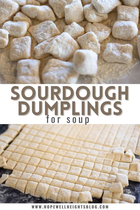 uncooked sourdough dumplings Sourdough Discard Chicken And Dumplings, Potato Flake Discard Recipes, Sourdough Dumplings, Broth Chicken Soup, Hopewell Heights, Bone Broth Chicken, Dough Starter Recipe, Broth Chicken, Recipe Using Sourdough Starter