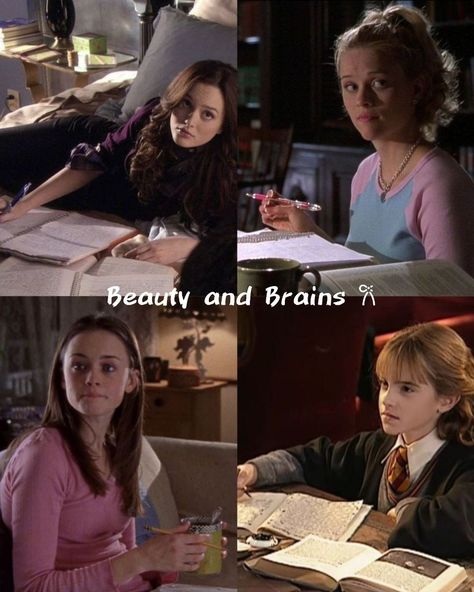 Elle Woods Studying Aesthetic, Blair Study Motivation, Rory Gilmore Hermione Granger, Blair Waldorf Inspiration, Blair Waldorf Academic, Gossip Girl Study Motivation, Studying Like Hermione Granger, Elle Woods Edit, Study Hermione Granger