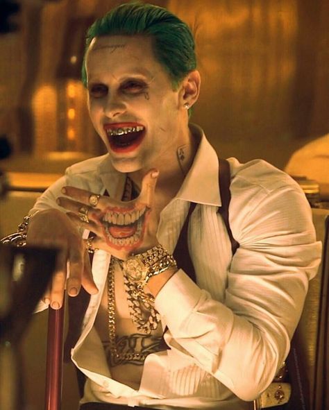 The Joker Smiling Jared Joker, Jared Leto Joker, Joker Smile, Leto Joker, Harley And Joker Love, Joker Halloween, Der Joker, Joker Artwork, Joker Pics