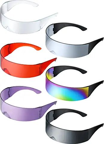 Amazon.com : futuristic sunglasses 80s Futuristic, Back Of Neck Tattoos For Women, Back To The Future Party, Semi Formal Outfits For Women, Back Workout Men, Future Costume, Futuristic Sunglasses, Museum Gift Shop, Back Of Neck Tattoo