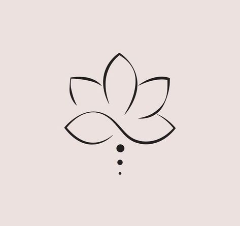 245+ Best Yoga Tattoos Designs and Ideas (2023) - TattoosBoyGirl Mini Lotus Tattoo Simple, Tiny Lotus Tattoos For Women, Lotus Simple Drawing, Simple Yoga Drawing, Lotus Simple Tattoo, Lined Tattoos Simple, Simple One Line Tattoo, Small Lotus Tattoos For Women, Simple Lotus Drawing