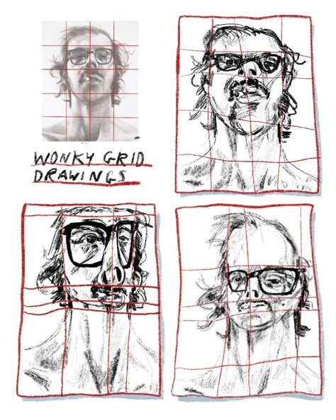 ArtPedagogy on Instagram: “Wonky grid drawings #artpedagogy #arted #arteducation #artteachersofinstagram #wonkygrid #chuckclose #chuckcloser #eyupchuck” Drawing Exercises, Art Class Ideas, Art Teaching, Art Lesson Ideas, School Art Projects, High School Art, Middle School Art, Ap Art, Drawing Lessons