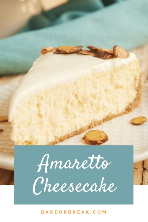 Amaretto Cheesecake, Almond Desserts, Impressive Dessert, Impressive Desserts, Salty Cake, Cheese Flavor, Chocolate Cheesecake, Pumpkin Cake, Savoury Cake