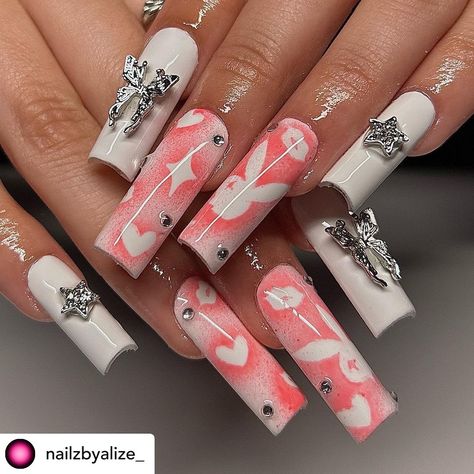 AIRBRUSH STENCILS/DECALS (@_cultureaddicts_) • Instagram photos and videos 90s Airbrush Nails, Air Brush Nails Art, Air Brush Nails, Airbrush Stencils, Nail Stencils, Airbrush Nails, Acrylic Nails Coffin Pink, Air Brush, Butterfly Nail