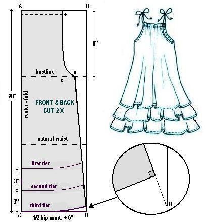 Free Babydoll Dress Pattern Sew Ins, Frou Frou, Barbie Diy, Pattern Drafting, Sewing For Kids, Sewing Patterns Free, Free Sewing, Sewing Techniques, Sewing Clothes