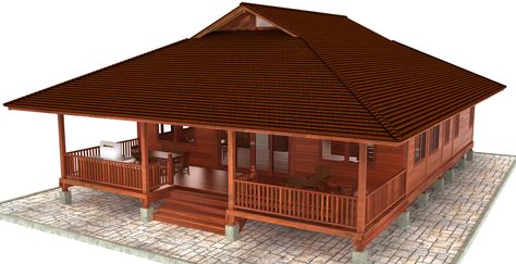 2 Bedroom Design, Elevated House Design, Bt21 Wallpaper, Wood House Design, Beach House Flooring, Elevated House, Bahay Kubo, Hut House, Tropical House Design