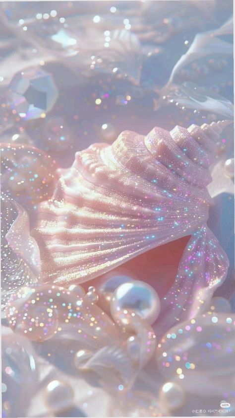 #pearl #shell #sea #aesthetic #pink Sea Shell Wallpaper Iphone, Pink Seashells Aesthetic, Pearl Wallpaper Aesthetic, Content Quotes, Fantasy Place, Pearl Wallpaper, Sea Aesthetic, Insta Highlights, Pretty Beach