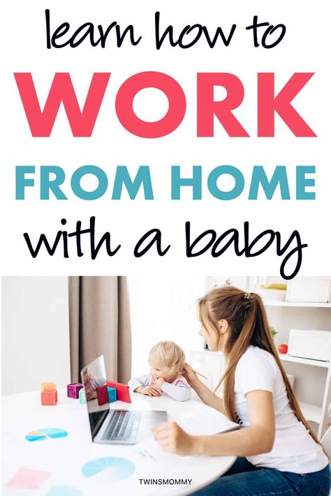 Learn how to work from home with a baby! Yes, I'm a mom with twins and I have been working from home for almost 10 years! Get this tips to help you work from home with a baby pretty easily! Mom Selfcare, Mom Office, Mom Burnout, Mom Schedule, Baby Schedule, Working Mom Life, Mom Jobs, Work From Home Tips, Mom Tips