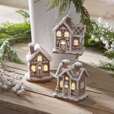 SEASONS OF STYLE | Shop Sales Events Antique Farmhouse Gingerbread House Ornament, Gingerbread Christmas Tree, Holly House, Wood Bead Chandelier, Christmas Bowl, Raz Imports, Pumpkin Farm, Christmas Gingerbread House, Pink Christmas Tree