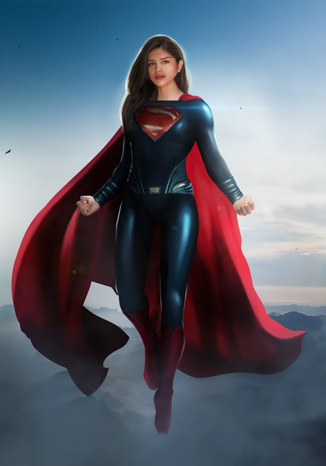 Sasha Calle as Supergirl Sasha Calle Supergirl, Supergirl Sasha Calle, Superman Girl, The Flash Movie, Supergirl Costume, Superman Wallpaper, Supergirl Superman, Supergirl Comic, Superman Family