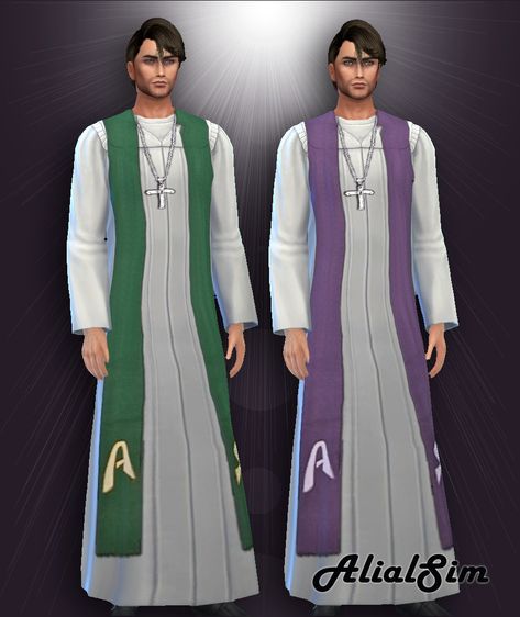 Maxis Match CC World - S4CC Finds Daily, FREE downloads for The Sims 4 Sims 4 Cc Preist, Sims 4 Cc Priest Outfit, Sims 4 Religious Cc, Sims 4 Priest Cc, Cardinal Outfit, Priest Outfit, Jamaica Outfits, Dress Outfits Party, Sims Clothes