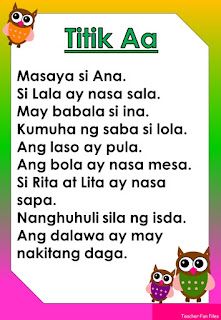 Teacher Fun Files: Filipino Reading Passages Titik A, E, I, O, U Grade 1 Filipino Reading, Filipino Grade 2 Pagbasa, Phonics Reading Passages 2nd Grade, Filipino Reading Comprehension Grade 2, Reading Materials For Grade 1 Filipino, Reading Materials Tagalog, Remedial Reading In Filipino, Abakada Printables, Reading Filipino