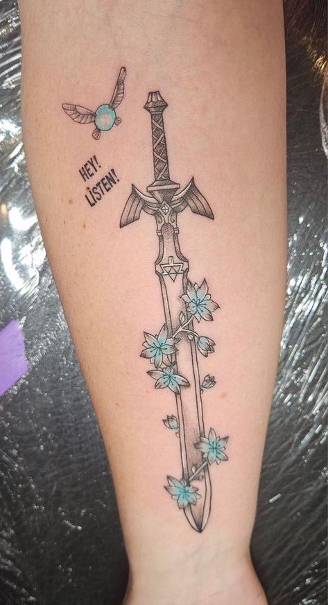 Loreen Tattoo, Swords Tattoo, Seven Swords, Zelda Tattoo, Z Tattoo, Wild Tattoo, Geek Tattoo, Tattoo Master, Gaming Tattoo