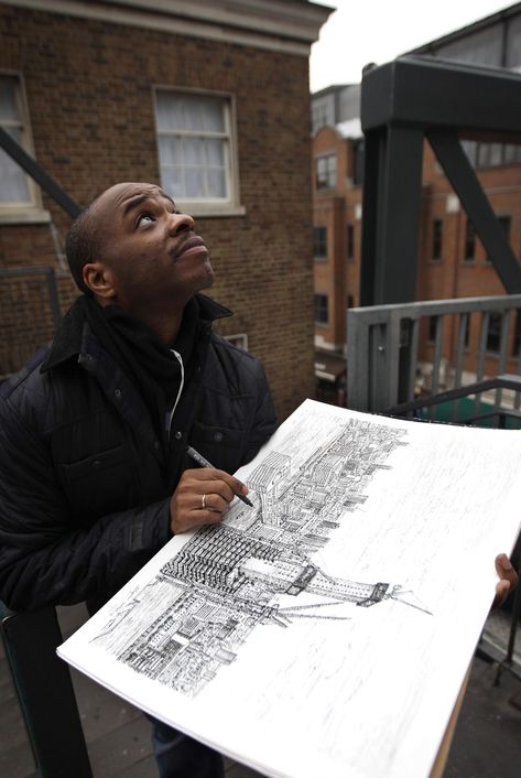 'This was my form of language': the artist who draws cities from memory Stephen Wiltshire, Drawing City, Mind Palace, Gcse Art Sketchbook, Architecture Design Sketch, London Skyline, Unit Plan, Grade 8, Gcse Art