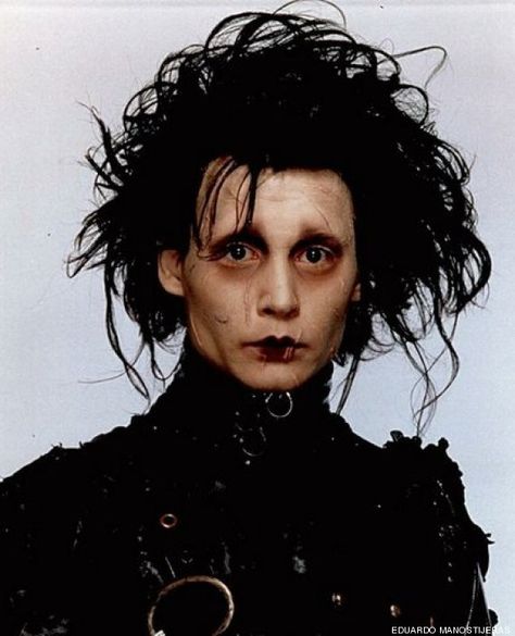 Johnny Depp Edward Scissorhands, Edward Scissor, Johnny Depp Characters, Photo Manga, جوني ديب, Tim Burton Characters, Baba Jaga, Scissors Hand, Johnny Depp Movies