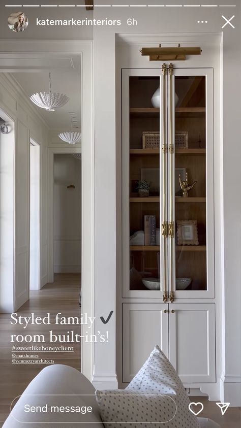 Foyer Built Ins Entrance, Tall Fireplace Built Ins, 2024 Color Palette, Jean Stoffer Design, Living Room Built Ins, Built In Cabinet, 2024 Color, Luxury Homes Interior, Built In Cabinets