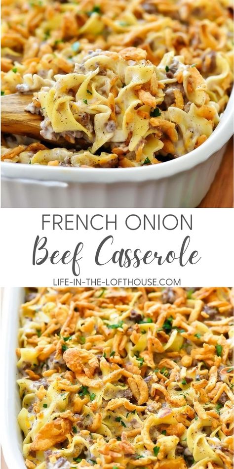 French Onion Beef Casserole, Onion Beef Casserole, French Onion Casserole, French Onion Beef, Onion Casserole, Keto Beef Recipes, Crock Pot Recipes, Beef Casserole Recipes, Ground Beef Recipes Easy