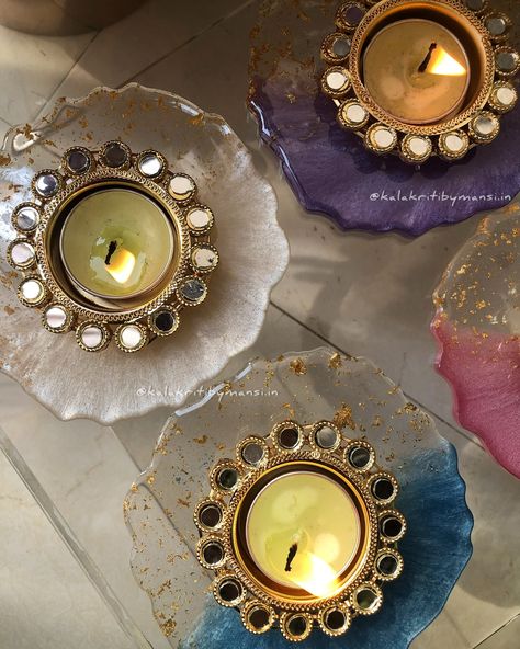 🌟✨ **Light Up Every Celebration with Elegance!** ✨🌟 Add a touch of charm and sophistication to your special moments with our **Handcrafted Resin Tea Light Holders**. Perfectly blending luxury with practicality, these stunning holders feature intricate designs and vibrant hues, complemented by shimmering gold accents that enhance their beauty. Whether you’re planning a wedding, a festive gathering, or a housewarming party, these tea light holders make an **ideal return favor** for your gue... Tea Light Holders, Housewarming Party, Tea Light Holder, Intricate Designs, Special Moments, Gold Accents, Tea Lights, Blending, House Warming