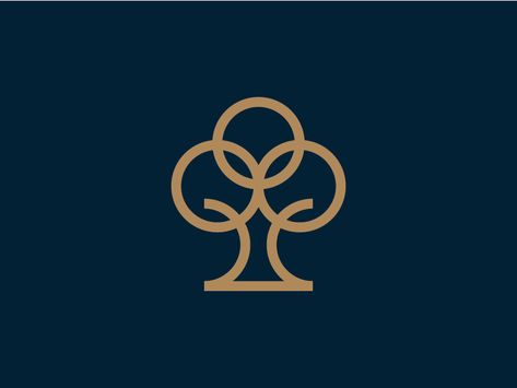 Tree / Logo design by Mindaugas Garnys on Dribbble Bonsai Logo, Tree Of Life Logo, Logo Geometric, Flat Logo Design, Tree Logo Design, Nature Logo Design, Shark Logo, Church Logo, Tree Icon