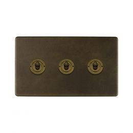 Vintage Brass - The Heritage Collection - Sockets & Switches Cabinetry Details, Vintage Light Switches, Light Switches And Sockets, Switches And Sockets, Rustic Hardware, Edwardian House, Toggle Light Switch, Traditional Lighting, Toggle Switch