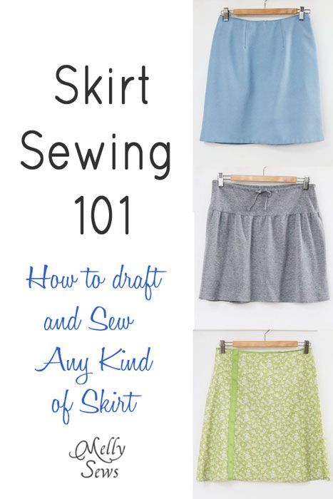 Sew A Skirt, Melly Sews, How To Make Skirt, Sewing 101, Skirt Sewing, Diy Vetement, Diy Skirt, Sewing Skirts, Creation Couture