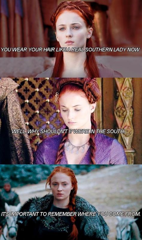 Sansa hair southern lady remember where you come from Sansa Hair, Sansa Stark Hair, Southern Hair, Funky Makeup, Fierce Women, Southern Lady, Southern Ladies, Sansa Stark, Game Of Thrones Houses