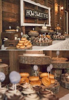 rustic country tree stump wedding cake dessert idea / http://www.himisspuff.com/wedding-dessert-tables-displays/8/ Rustic Wedding Desserts, Rustic Wedding Party, Country Rustic Wedding, Bar Wedding, Wedding Dessert Table, Traditional Cakes, Wedding Dessert, Wedding Party Ideas, Sweet 16 Parties