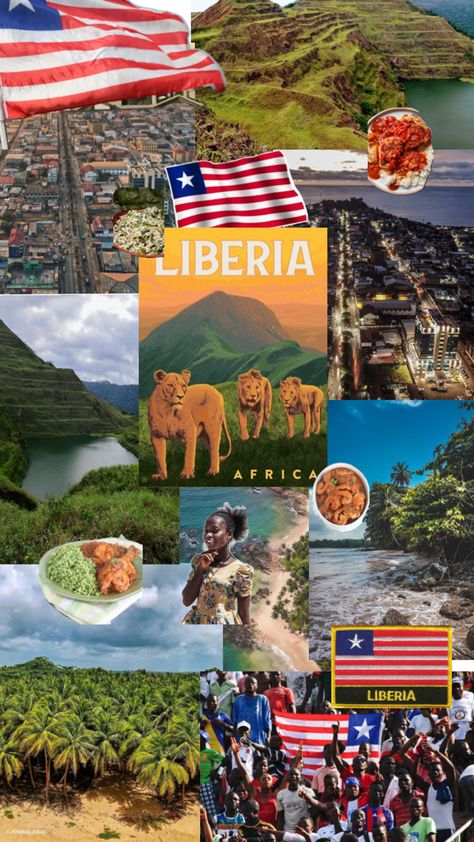 #collage #aesthetic #Liberia #LiberianFood #country #travel #Africa #viralpost #rice #culture Liberia Africa, Travel Africa, Liberia, Group Travel, African Countries, Summer Dream, Travel Couple, Travel Aesthetic, Dream Vacations