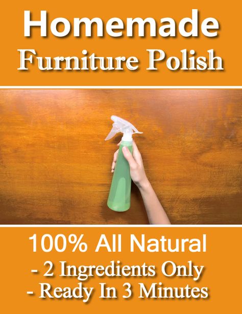 Furniture Polish Recipe, Polish Furniture Wood, Natural Furniture Cleaner, Natural Wood Polish Diy, Wood Cleaning Hacks, Diy Furniture Polish Homemade, Diy Furniture Polish Wood Coconut Oil, Natural Wood Furniture Cleaner, Homemade Furniture Polish Wood