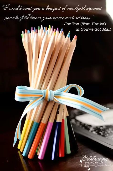 Freshly sharpened pencils....love! Youve Got Mail, You've Got Mail, Your Name, Colored Pencils, Coloured Pencils