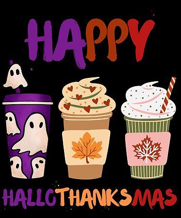 Thanksgiving Coffee, Halloween Coffee Quotes, Halloween And Coffee Quotes, Spooky Coffee Quotes, Christmas Coffee Memes Funny Hilarious, Halloween Coffee Meme Funny, Weather Seasons, Thanksgiving Christmas, Coffee Latte