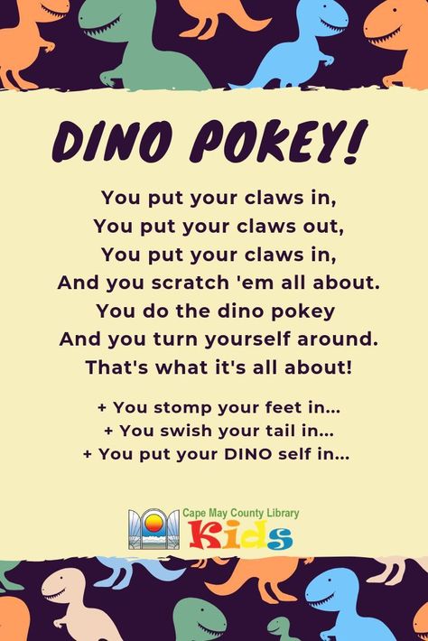 Dinosaur Preschool, Dinosaur Crafts Preschool, Dinosaur Songs, Dinosaur Lesson, Dinosaur Theme Preschool, Dinosaur Activities Preschool, Dino Dig, Library Programming, Dinosaurs Preschool