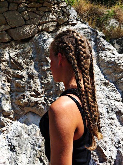 Siren Hairstyles, Hairstyles Mermaid, Four Braids, Four Braid, Mermaid Siren, Black Widow, Hair Inspo, Braided Hairstyles, Bali