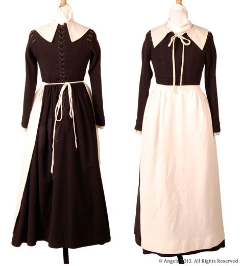 Female Puritan dress Salem Witch Trials Outfits, Puritan Outfit, Puritan Woman, Puritan Dress, Neat Crafts, 17th Century Fashion, Salem Witch Trials, Image Reference, Witch Trials