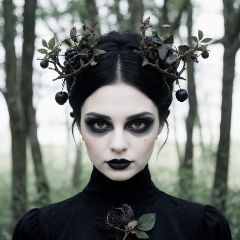 Graveyard Bride Makeup, Cemetery Bride Makeup Halloween, Gothic Victorian Halloween Costume, Halloween Gala Costume, Victorian Halloween Makeup, Lady Vampire Costume, Victorian Goth Hair, Easy Halloween Costumes Makeup, Victorian Witch Makeup