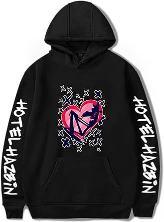 Hazbin Hotel Merch Unisex Long Sleeve Hoodies Sweatshirt Women Men Fashion Pullover Clothes #affiliate link Hazbin Hotel Merch, Cool Hoodie Designs, Hotel Merch, Hoodie Merch, Fnaf Crafts, Fashion Hoodies, Sweatshirt Women, Helluva Boss, Hazbin Hotel