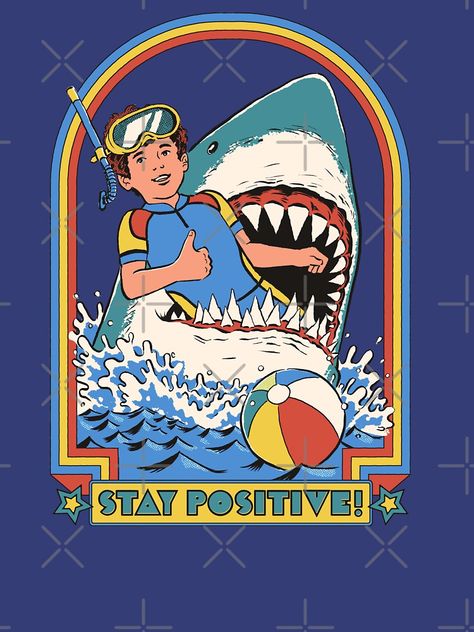 Stay Positive Wallpaper, Positive Wallpaper, Castlevania Wallpaper, Steven Rhodes, Positive Art, Vintage Tin Signs, Art Prints Online, Original Wall Art, Stay Positive