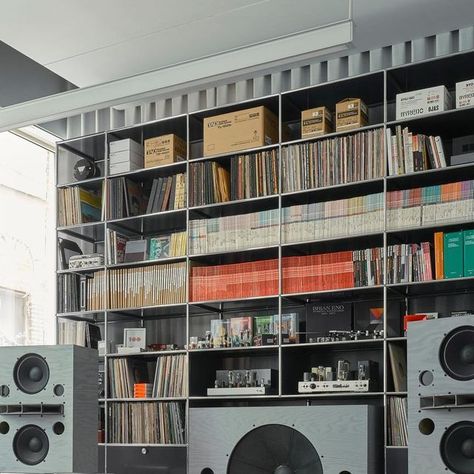 Devon Turnbull, Soho New York, Listening Room, Audio Room, Vinyl Storage, Room Display, Modular Furniture, Audio System, Aaliyah