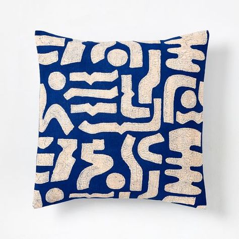 Throw Pillows Throws All Sale | West Elm African Print Pillows, West Elm Pillows, West Elm Kids, Mudcloth Fabric, Mudcloth Pillow, Abstract Pillows, Knit Pillow, Modern Throw Pillows, African Decor