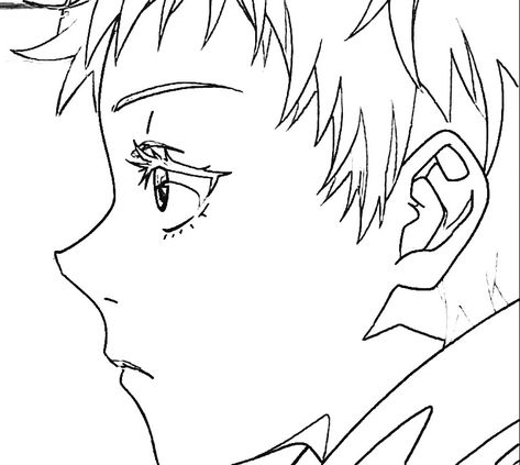 Gojo Satoru Line Art, Gojo Satoru, Jujutsu Kaisen, Jujutsu, Line Art, Makeup, Anime, Quick Saves, Art