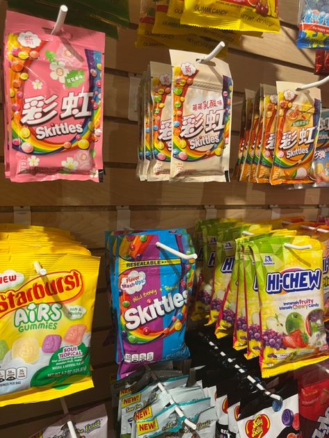 Skittle Aesthetic, Gummy Candy Aesthetic, Skittles Aesthetic, Snacks Aesthetic, Exotic Snacks, Candy Aesthetic, Hi Chew, 2023 Aesthetic, Chewy Candy