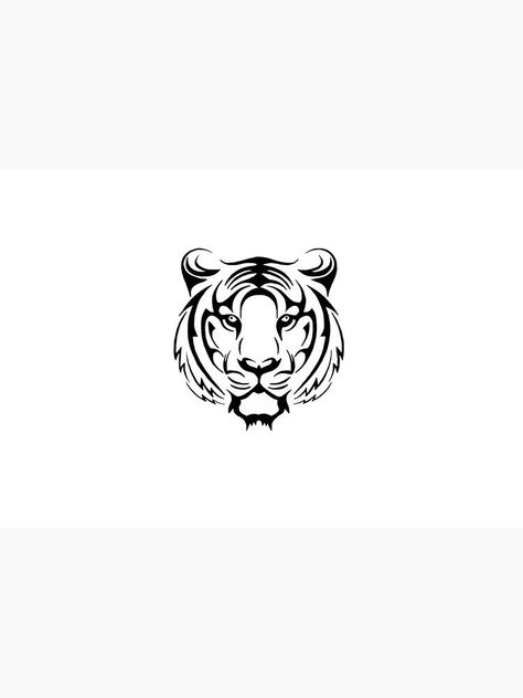 Small Crown Tattoo, Tiger Face Tattoo, Tiger Head Tattoo, Hamsa Hand Tattoo, Hunter Tattoo, Tatuagem Masculina Pequena, Tiger Tattoo Design, Tiger Drawing, Silhouette Tattoos