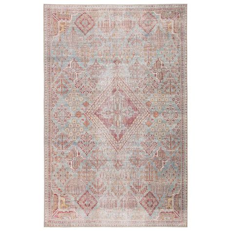 Calpurnius Indoor / Outdoor Rug - Shades of Light Orange Color Schemes, Chic Rug, Jaipur Living, Pink Area Rug, Indoor Outdoor Rug, Fade Color, Pile Rug, Vintage Area Rugs, Outdoor Rug