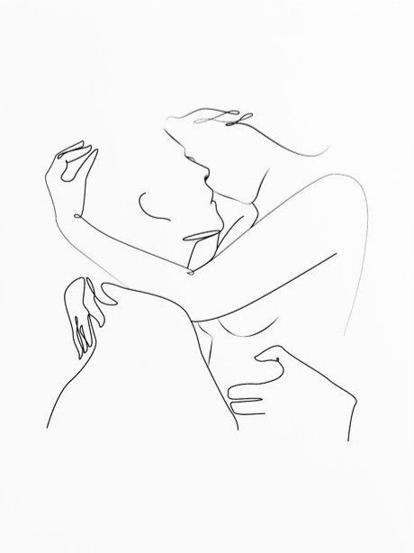 Drawing Of Intimacy Aesthetic, One Line Couple Drawing, Sensual Line Drawing Art, Two Lovers Drawing, Sensual Line Drawing, Body Line Art Couple, Man And Woman Drawing, One Line Woman Drawing, Dirty Sketching