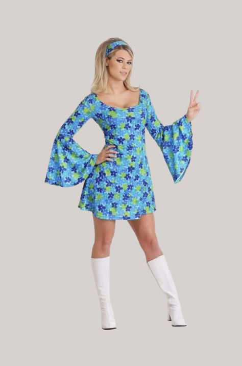 70’s Inspired Fashion Outfit for Woman 70s Outfits Women, Moda Z Lat 70., 70s Dress Up, 70s Party Outfit, 70s Disco Outfit, 70s Disco Dress, 70s Mode, 70s Fashion Dresses, 70 Outfits