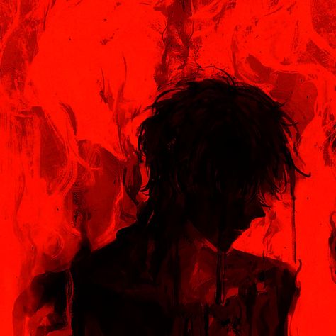 Angry Pfp Aesthetic, Redcore Pfp, Dark Magic Aesthetic Red, Red Guy Pfp, Dark Red Aesthetic Pfp, Demon Aestethic Male, Red Pfp Aesthetic, Red Backgrounds, Magic Effects